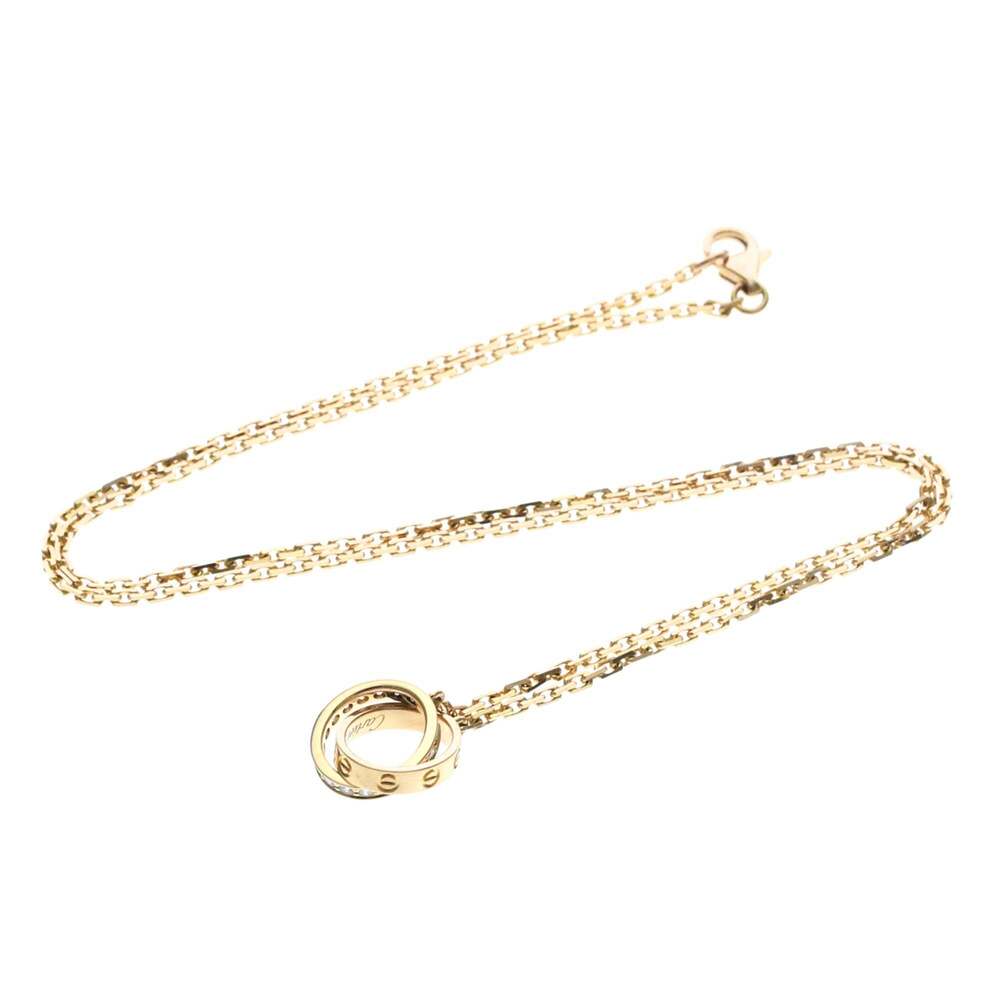 Cartier Love Interlocking 18K Rose Gold with Diamonds